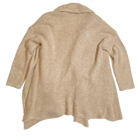 Tribe Camel Tan Open Front Soft Cardigan with Pockets size small / medium - Picture 2 of 8